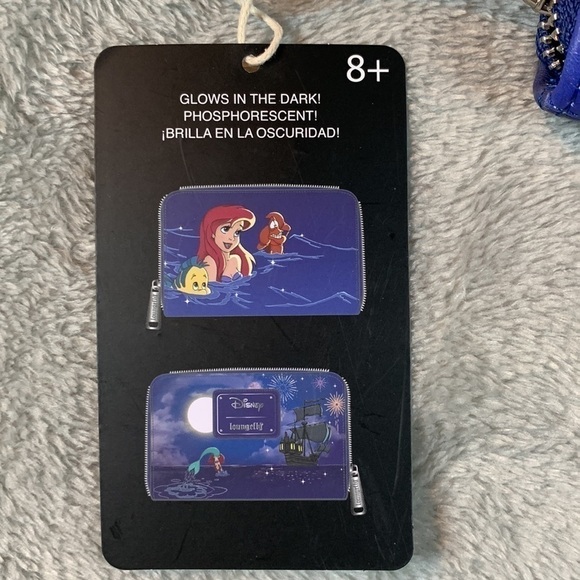𝅺NWT Disney Loungefly The Little Mermaid Wallet - Picture 4 of 5